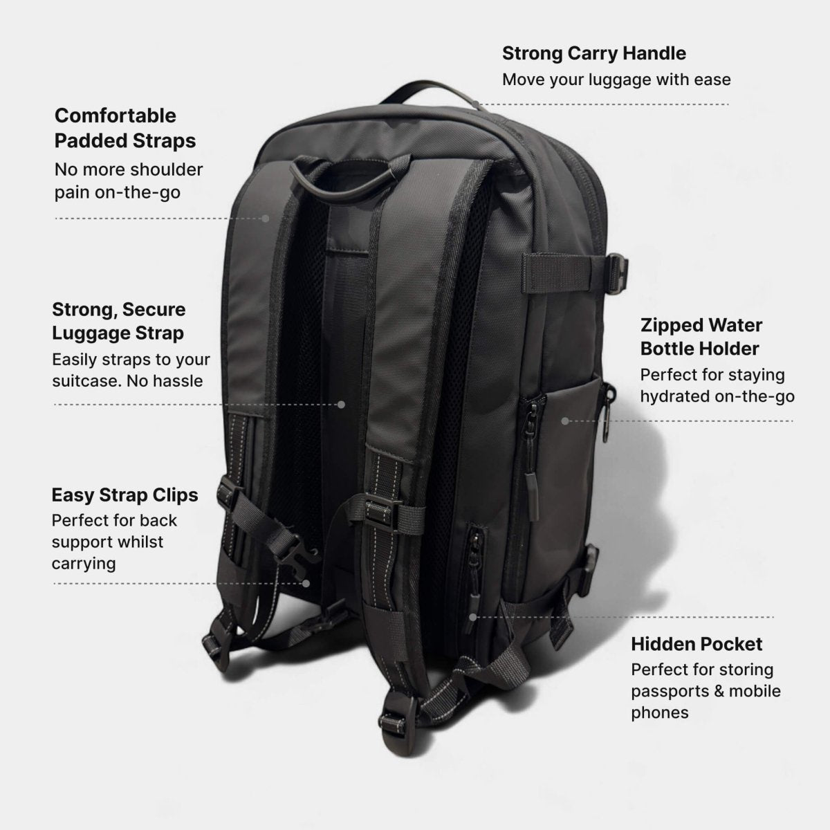 VAULTBAG Matte Travel Backpack 60L
